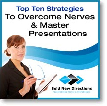presentation nerves training
